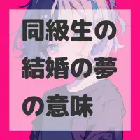 同級生の結婚の夢のサムネイル画像