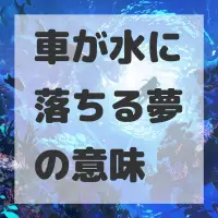 車が水に落ちる夢のサムネイル画像
