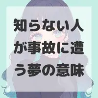 知らない人が事故に遭う夢のサムネイル画像