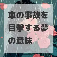 車の事故を目撃する夢のサムネイル画像