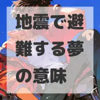 地震で避難する夢のサムネイル画像