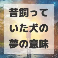 昔飼っていた犬の夢のサムネイル画像