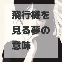 飛行機を見る夢のサムネイル画像