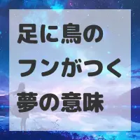 足に鳥のフンがつく夢のサムネイル画像