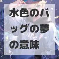 水色のバッグの夢のサムネイル画像