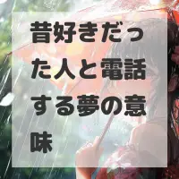昔好きだった人と電話する夢のサムネイル画像