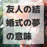 友人の結婚式の夢のサムネイル画像