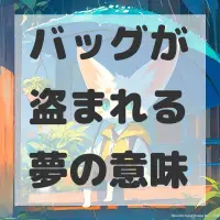 バッグが盗まれる夢のサムネイル画像