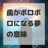 歯がボロボロになる夢のサムネイル画像