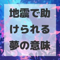 地震で助けられる夢のサムネイル画像