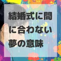 結婚式に間に合わない夢のサムネイル画像