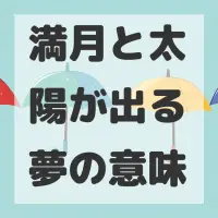 満月と太陽が出る夢のサムネイル画像