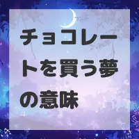 チョコレートを買う夢のサムネイル画像