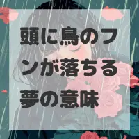 頭に鳥のフンが落ちる夢のサムネイル画像