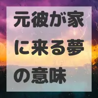 元彼が家に来る夢のサムネイル画像