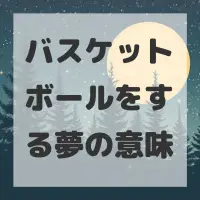バスケットボールをする夢のサムネイル画像