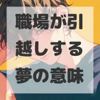 職場が引越しする夢のサムネイル画像