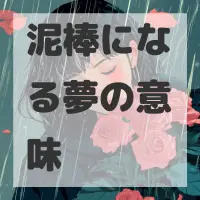 泥棒になる夢のサムネイル画像