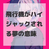 飛行機がハイジャックされる夢のサムネイル画像