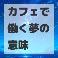 カフェで働く夢のサムネイル画像