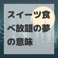 スイーツ食べ放題の夢のサムネイル画像