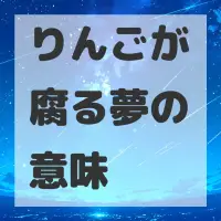 りんごが腐る夢のサムネイル画像