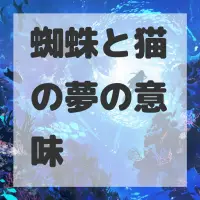 蜘蛛と猫の夢のサムネイル画像