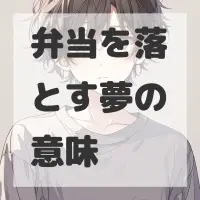 弁当を落とす夢のサムネイル画像