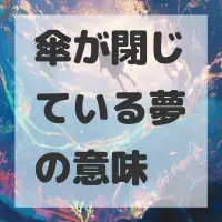 傘が閉じている夢のサムネイル画像