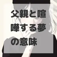 父親と喧嘩する夢のサムネイル画像