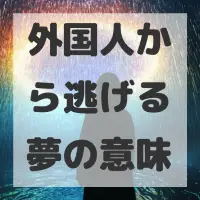 外国人から逃げる夢のサムネイル画像