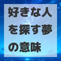 好きな人を探す夢のサムネイル画像