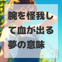 腕を怪我して血が出る夢のサムネイル画像