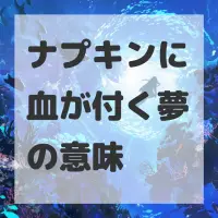 ナプキンに血が付く夢のサムネイル画像