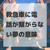 救急車に電話が繋がらない夢のサムネイル画像