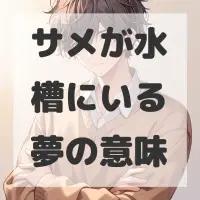 サメが水槽にいる夢のサムネイル画像
