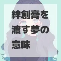 絆創膏を渡す夢のサムネイル画像