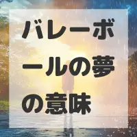 バレーボールの夢のサムネイル画像