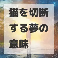 猫を切断する夢のサムネイル画像
