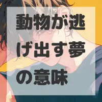 動物が逃げ出す夢のサムネイル画像