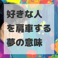 好きな人を肩車する夢のサムネイル画像