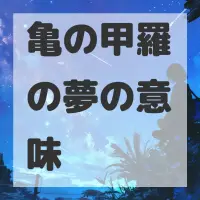 亀の甲羅の夢のサムネイル画像