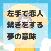 左手で恋人繋ぎをする夢のサムネイル画像