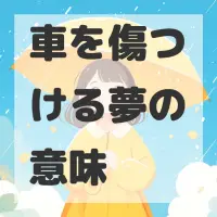 車を傷つける夢のサムネイル画像