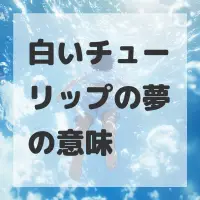 白いチューリップの夢のサムネイル画像
