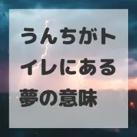 うんちがトイレにある夢のサムネイル画像