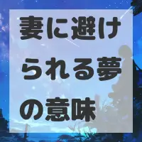 妻に避けられる夢のサムネイル画像