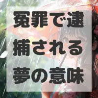 冤罪で逮捕される夢のサムネイル画像