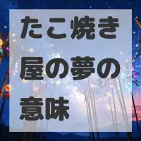 たこ焼き屋の夢のサムネイル画像