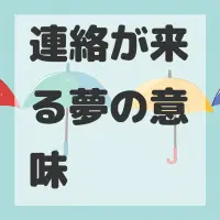 連絡が来る夢のサムネイル画像